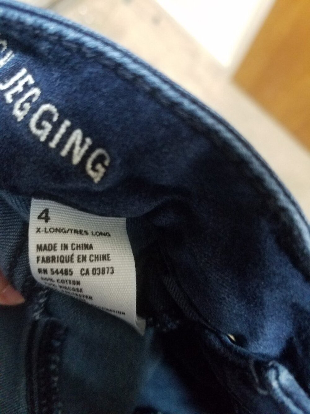 Dark Blue Sky High Jegging